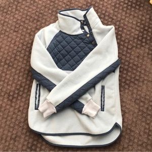 Abercrombie & Fitch Asymmetrical Snap-Up Fleece